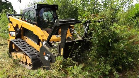 cat skid steer with mulcher|cat skid steer forestry package.